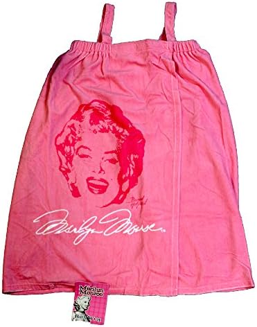 Marilyn Monre Bath Wrap, Terry, Pink