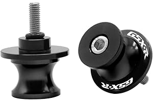 LANQIAN M8 Motorcycle CNC Swing arm Sliders Spools Stand Screw for GSXR 125 250 300 600 750 1000 Black