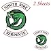 Riverdale Southside Serpents Iron on Patches Fashion Badges Heat Transfer Stickers Patches Applique for Clothes T-Shirt Clothing Jacket Decoration (2 Sheets)