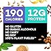 TRUWOMEN Plant Fueled Protein Bars, Smother Fudger Peanut Butter, 6 Pack| Non-GMO, Vegan, Gluten Free, Kosher, Soy Free, Dairy Free, Healthy Snack Bar, Natural Ingredients | 12g Proteinthumb 4