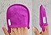Just Add Water! Reusable Makeup Remover Cloth Pads 5 Pack + 1 Bamboo Exfoliator Mitten, Premium Microfiber Pads Machine Washable up to 1000 Times