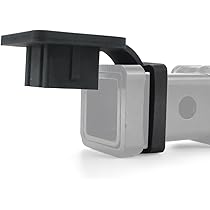 2" Inch Trailer Hitch Cover Plug Hook Dust Cover Plug Square Protective Rubber