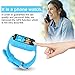 Smart Phone Watch for Kids, Unlocked Cell Phone Watch with [Anti-Lost SOS] [Camera] [Alarm] [Games] Smart Watch Includes 4G Micro SD Card, Nice Birthday for Kids Boys and Girls (Bule)