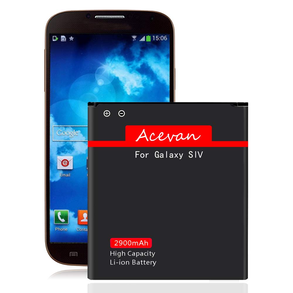 Acevan Galaxy S4 Battery 2900mAh Li-ion Battery Replacement for Samsung  Galaxy S4, AT&T I337, Verizon I545, Sprint L720, T- Mobile M919, R970,  I9500, I9505, ...