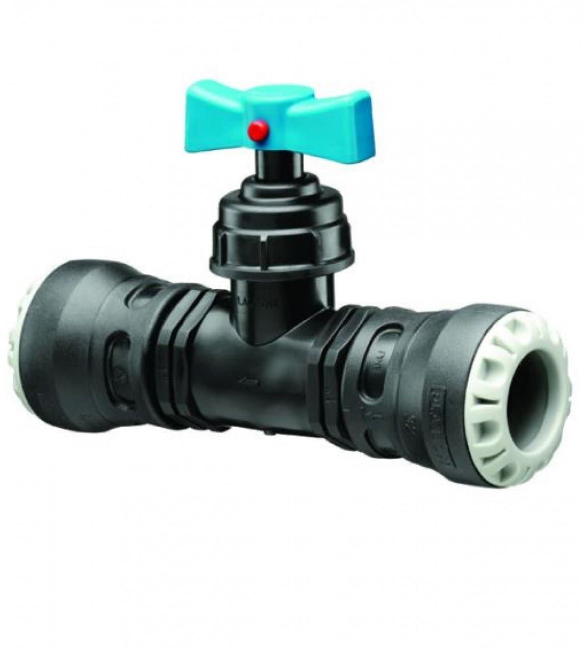 Plass-ONE 20mm MDPE Push Fit Stoptap - 0341