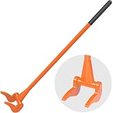 Insaga Fully Welded Pallet Buster 50''All-Steel Handle Pallet Breaker Heavy Duty Industrial Deck Board Removal Tool, Non-Slip Grip Pallet Pry Bar for Efficient and Effortless Board Removal
