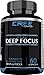 CREE Nutrition Deep Focus - Advanced Brain, Focus, Alertness, Memory & Concentration Enhancer - All Natural Cognitive Booster - Made in the USA