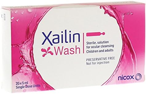 Xailin Sterile Eye Wash Solution 20 Vials