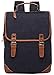 Aidonger Unisex Vintage Canvas Casual Backpack (Black)