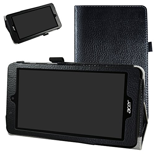Acer B1-780 / B1-790 Case,Mama Mouth PU Leather Folio 2-Folding Stand Cover with Stylus Holder for 7