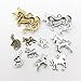 20pcs Unicorn Horse Magical Lucky Charm Craft Supplies Mixed Pendants Beads Charms Pendants for Crafting, Jewelry Findings Making Accessory For DIY Necklace Bracelet (M046)