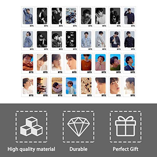 Water-chestnut 32Pcs/Set Kpop BTS Bangtan Boys Album Photo Card PVC Cards LOMO Card Photocard - Thumbnail 2