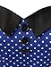 Dressystar Vintage Polka Dot Retro Cocktail Prom Dresses 50's 60's Rockabilly Bandage Royal Blue M