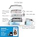 HP Sprocket 2-in-1 Portable Photo Printer & Instant Camera Bundle with 8GB MicroSD Card and Zink Photo Paper - White (5MS95A) (Renewed)