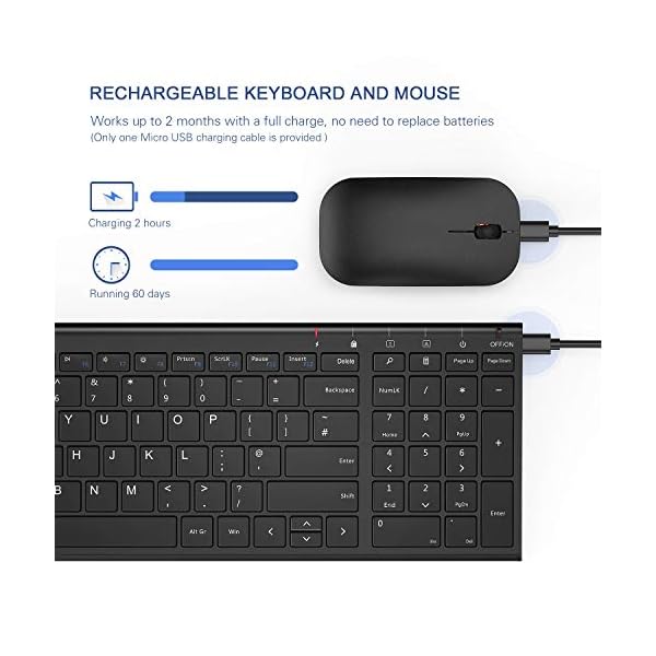 Rechargeable-Wireless-Keyboard-Mouse-Seenda-Slim-Thin-Keyboard-and-Mouse-Set-with-Long-Battery-Life-QWERTY-UK-Layout-for-Windows-PC-Laptop-Computer-Black Rechargeable Wireless Keyboard Mouse, Seenda Slim Thin Keyboard and Mouse Set with Long Battery Life QWERTY UK Layout…