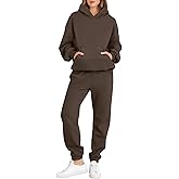 ANRABESS Womens 2 Piece Outfits Lounge Hoodie Oversized Sweatshirt Jogger Sweatpants Y2K Tracksuit Sweatsuit Set Fall Clothes