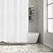 Hermosa Collection White Waffle Shower Curtain Luxury Hotel 100% Pure Thick Heavy Cotton 72 x 72 Inches