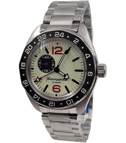 Amazon.com: VOSTOK | Komandirskie 650547 GMT Automatic Mechanical