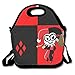 JUCHen Lunch Bag Harley Quinn Lunch Tote Lunch Box For Women Men Kids With Adjustable Strap