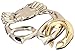 Bepuzzled Claw Hanayama Cast Metal Brainteaser Puzzles - Hanayama Claw Puzzle (Level 2)