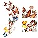 Mudder 3D Butterfly Stickers Wall Stickers for Home, Room Decoration, 24 Pieces, Multi-colors