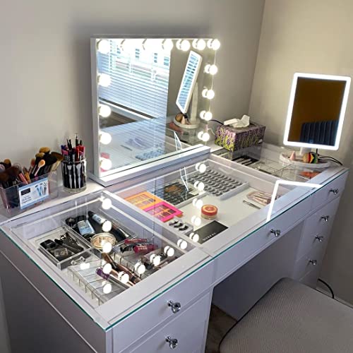 Impressions Vanity Touch Ultra LED Lighted Makeup Mirror,X Large Vanity