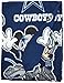 NFL Dallas Cowboys Co-Branded Disney's Mickey Hugger and Fleece Throw Set