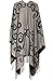 BodiLove Women's Paisley Leopard Floral Print Pashmina Shawl Wrap Cape