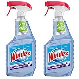 Windex Glass Cleaner, Crystal Rain, No Ammonia, 26 Ounces (Pack of 2)