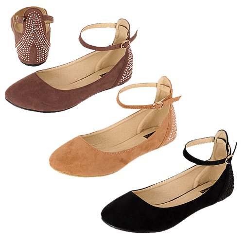 cute flats with straps