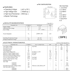 ALLECIN JRC4558 4558 4558D Dual Om-Amp DIP-8 IC