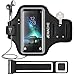 Galaxy S21 S20 S10 S9 Armband, JEMACHE Gym Running Workouts Phone Arm Band for Samsung Galaxy S8/S9/S10/S20/S21 5G Fits Otterbox Defender Case (Black)