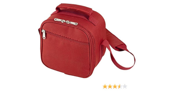 Jocca 7117R - Bolsa térmica porta alimentos, roja