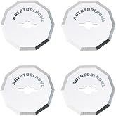 4Pcs Rotary Blades for Worx ZipSnip Electric Scissors for Box Cutter Blade | Sharp durable replacement blades for Worx ZipSnip cordless electric scissors,box cutter blade for cardboard, fabric, plastic