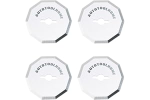 4PCS Replacement Rotary Blades for Worx ZipSnip Cordless Electric Scissors Compatible with WA2300,RC2600K,RC2601, RC2602, WX0