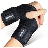 JunoSports Adjustable Athletic Wrist Brace Support for Carpal Tunnel, Tendonitis, Weightlifting