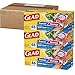 Glad Food Storage and Freezer 2 in 1 Zipper Bags - Quart Size -46 Count (Pack of 3)
