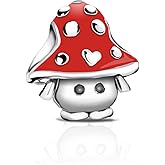 ARTCHARM Ladybird Cat Bow Dragonfly Pendant 925 Sterling Silver with Enamal Good Luck Bead fit Bracelets Charms,Christmas Valentine Mother's Day Gift for Women Girls