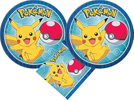 ポケモンパーティー用品セット ケーキプレートとナプキン付き 16人用 パーティーグッズ おもちゃ Amazon ポケモンパーティー用品セット ケーキプレートとナプキン付き 16人用 パーティーグッズ おもちゃ Amazon