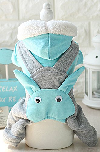 MaruPet Dog the Four Feet Garments Warm Popular Little Rabbit Pig Transformation Pet Cloth Leisure Very Soft Cute The Latest Version Thicken
