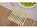 UPlama 600Pcs Bamboo Forks,Wooden Appetizer Forks for Appetizer, Cocktail, Fruit, Pastry, Dessert, 3.4inch