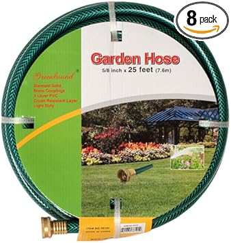 Amazon.com: New 327932 manguera de agua 25 pies 5/8 (paquete de 8) jardinería barato al por mayor Descuento a granel Hardware jardinería Bud Jarrón: Home Improvement