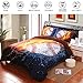 giveuwant 3D Sports Baseball Microfiber Duvet Cover Twin(59x83 Inch), 2 Pieces (1 Pillowcase, 1 Duvet Cover) 3D Baseball Bedding Set, Soft Sports Comforter Cover (No Comforter) for Boys, Kids, Teens