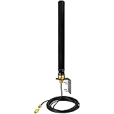 Superbat SMA 4G LTE Antenna Replacement for Cellular Trail Camera Router | Outdoor Wall Mount Antenna for Extended Receiver Muddy Cellular Hunting Trail Game Camera Cam Router Gateway