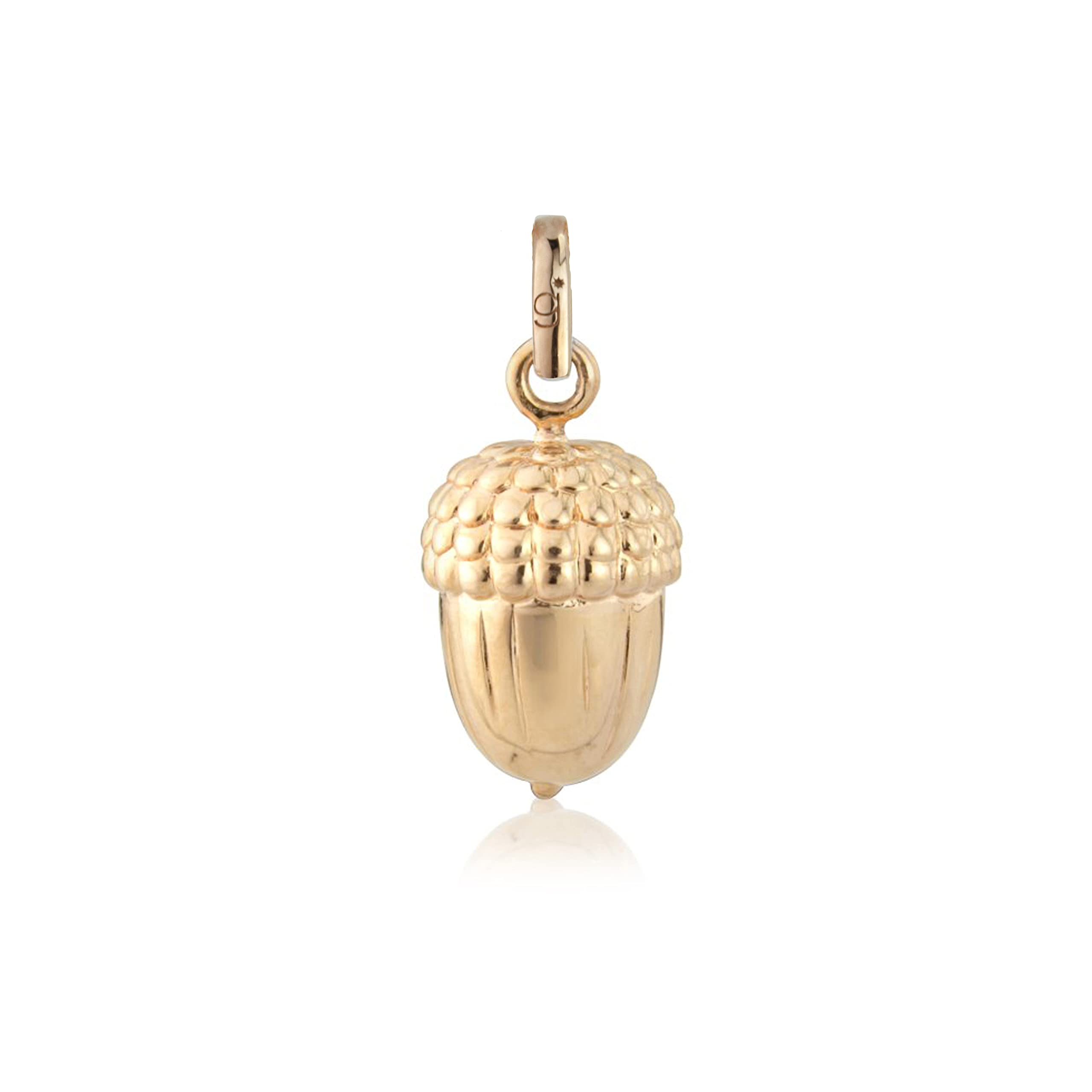 Gemma J ROSE GOLD ACORN CHARM OR PENDANT