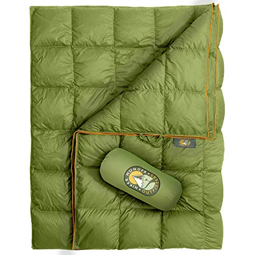 Hiker Hunger Down Camping Blanket for Cold Weather Sustainable