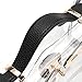 CHARMINER Clear Cross-Body Messenger Shoulder Bag, Adjustable Strap Handbag-NFL Stadium Approved Clear Purse
