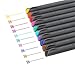 Fineliner Color Pen Set,0.38 mm Colored Fine Line Point Drawing Pens,10 Colors Fine Point Paint Markers Perfect for Coloring Book and Bullet Journal Art Projects