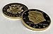 Aizics Mint Donald Trump Black & Gold Coin 2018 with Certificate of Authenticity, President Coin, Trump Coin Collectors, 24kt Gold Plated with Black Inlay, 38mm x 2mm