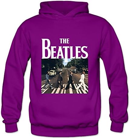 JUJ Women's The Beatles Band Cotton Hoodies Purple XX-Large